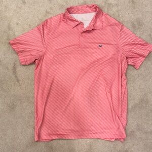 Vineyard Vines Pink Polo Shirt